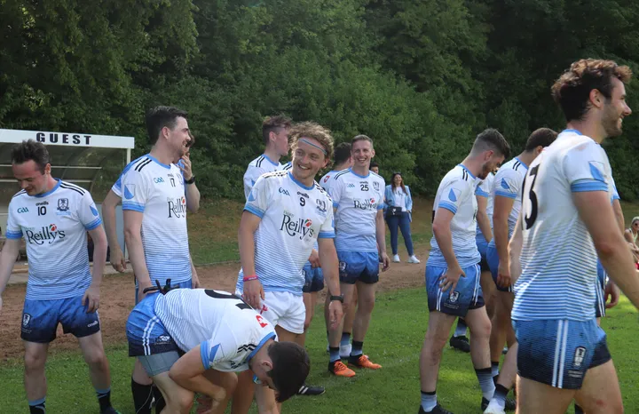 Cormac playing Gaelic Football for Zurich GAA in Munich Germany